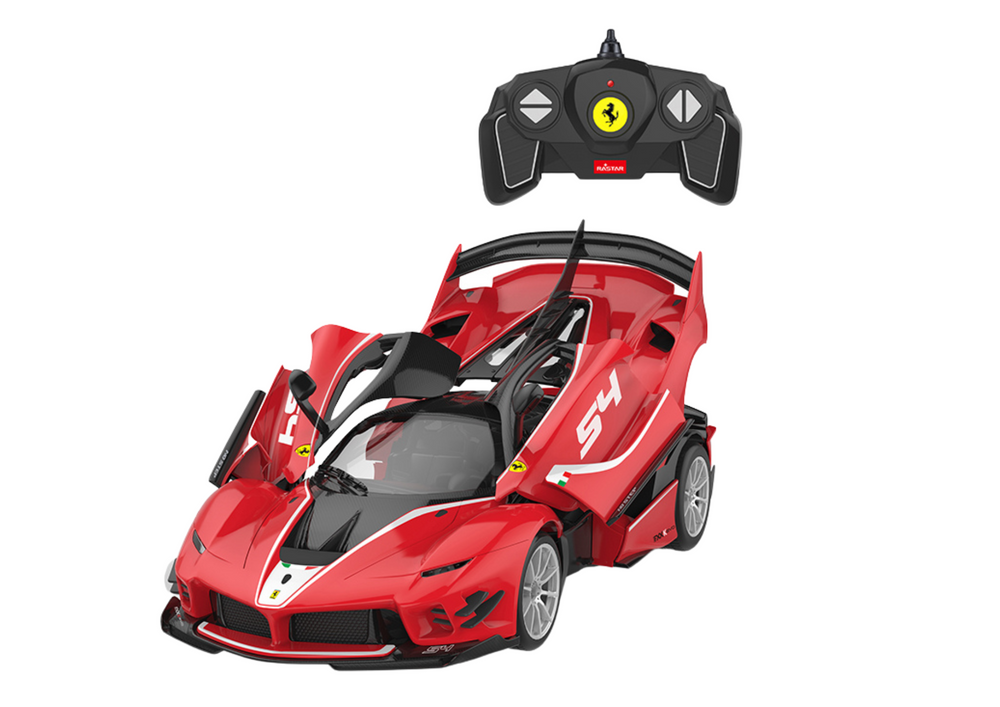 Радиоуправляемая машина конструктор Ferrari FXXK EVO Red на пульте, 88 шт.