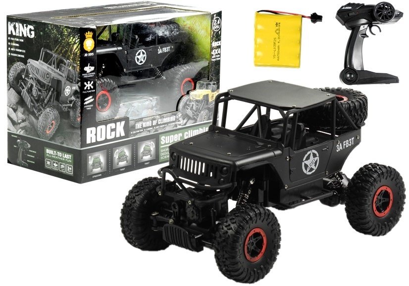 Радиоуправляемая машина Monster Car Jeep Black