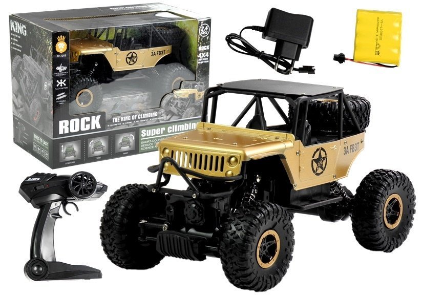 Радиоуправляемая машина Monster Car Jeep Gold