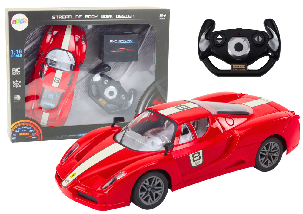 Remote Control Sports Car 1:16 R/C Red