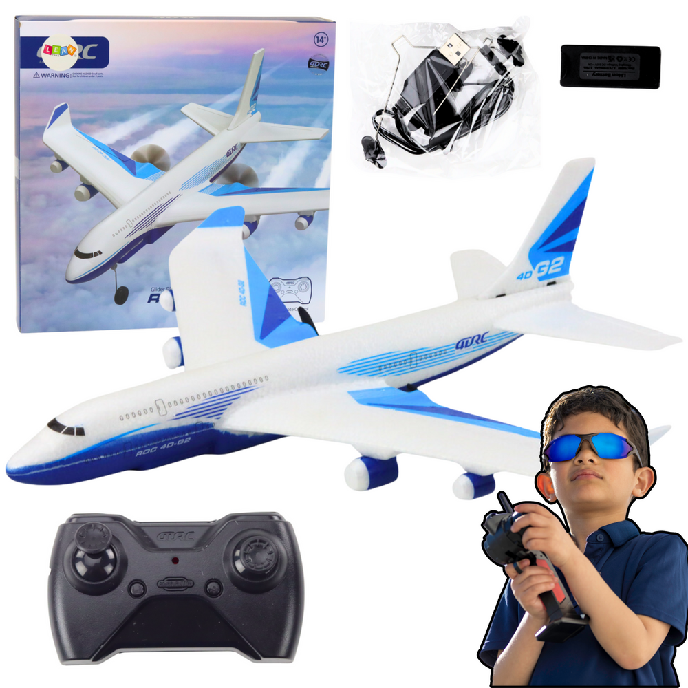 Remote Controlled Airplane R/C 4D-G2 Lights White