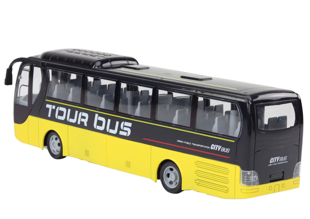 Remote Controlled RC Bus Yellow With Remote Control Light Effects