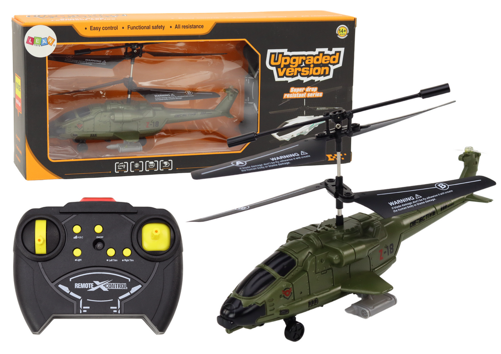 Remote Controlled RC Military Helicopter Gyroscope