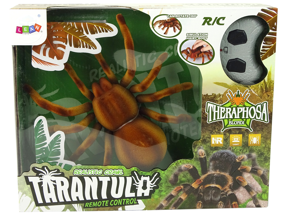 Remote Controlled Tarantula Spider Infrared Brown R/C