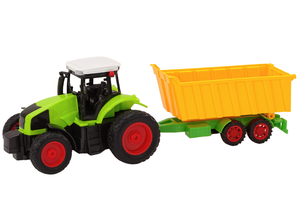 Remote Controlled Tractor With Trailer RC 1:16 Green Remote Control