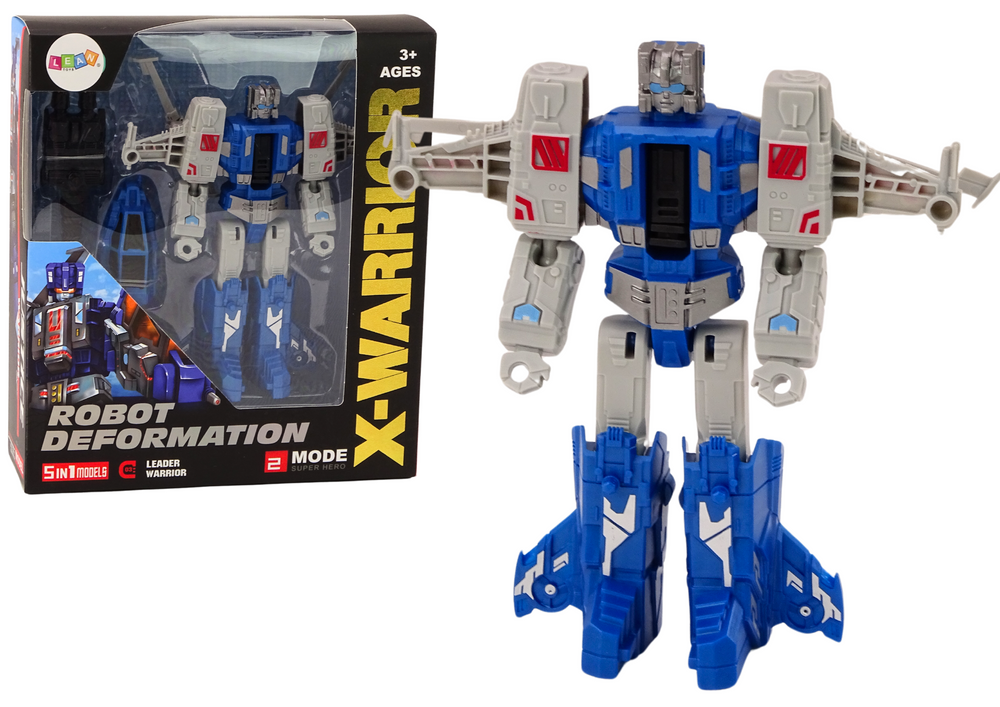 Robot-Helicopter 2in1 Transformation X-Warrior Blue