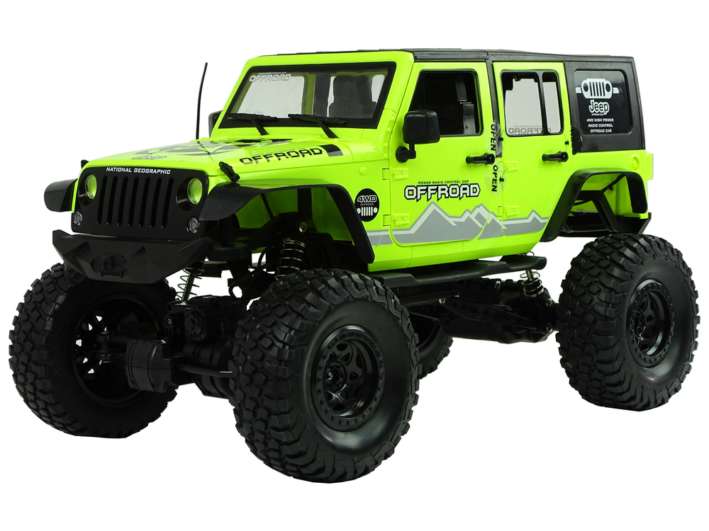 Rock Crawler 2.4 GHz Green 4x4 Shock Absorbers