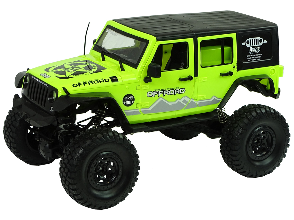 Rock Crawler 2.4 GHz Green 4x4 Shock Absorbers