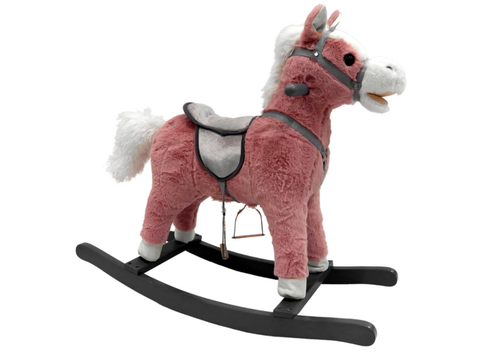 Rocking Horse 74 cm Pink Tones