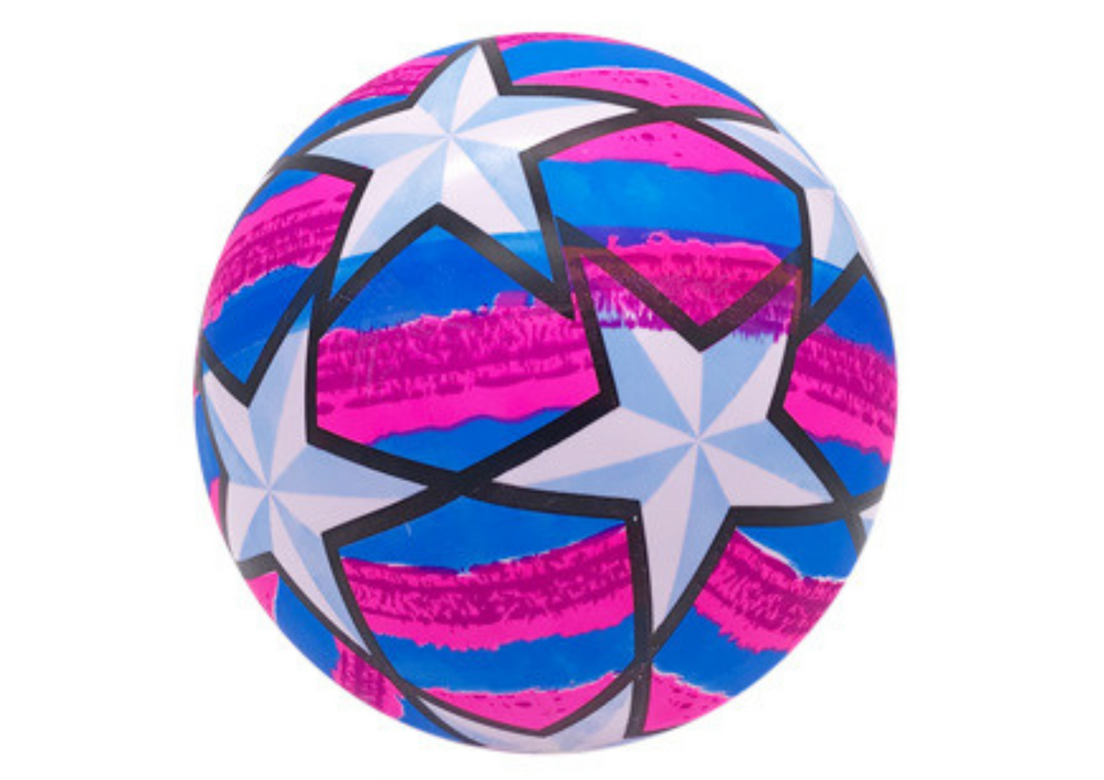 Rubber Ball Bright Stars Blue 24 Cm