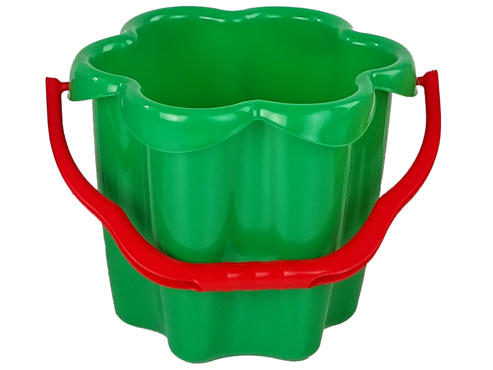 Sand bucket "Flower" Green