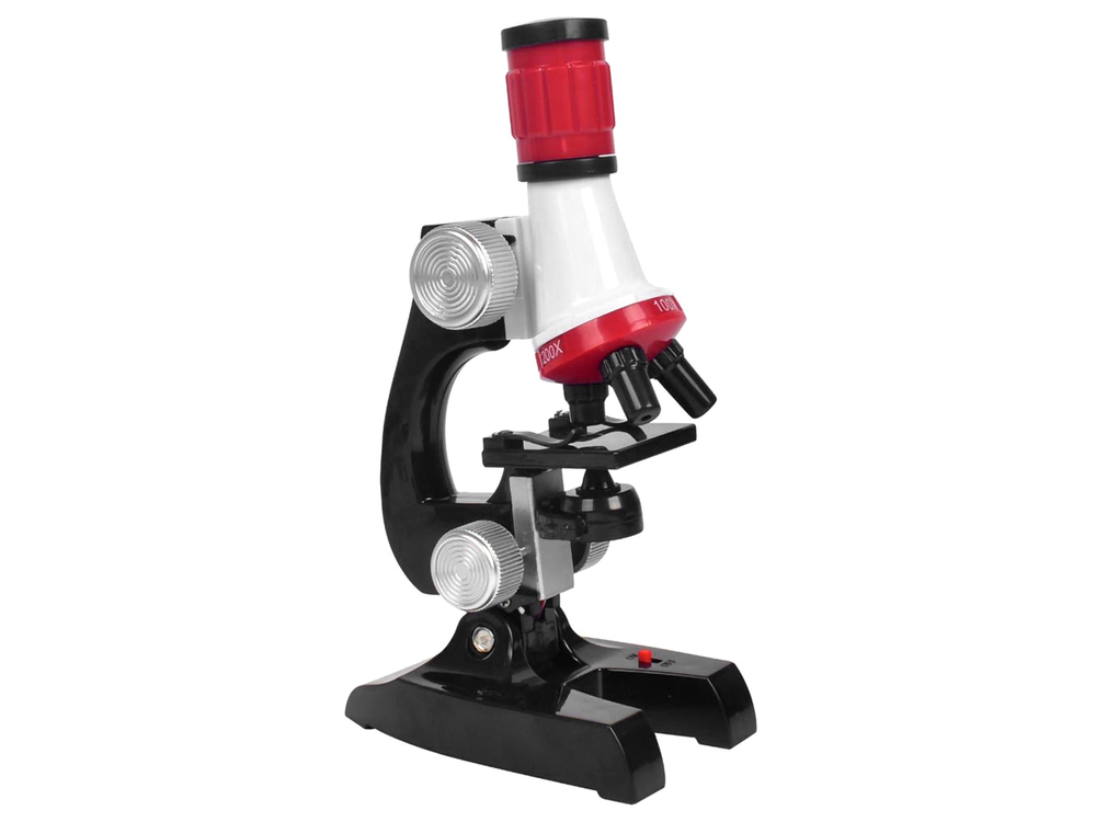 Science microscope educational toy with accessories