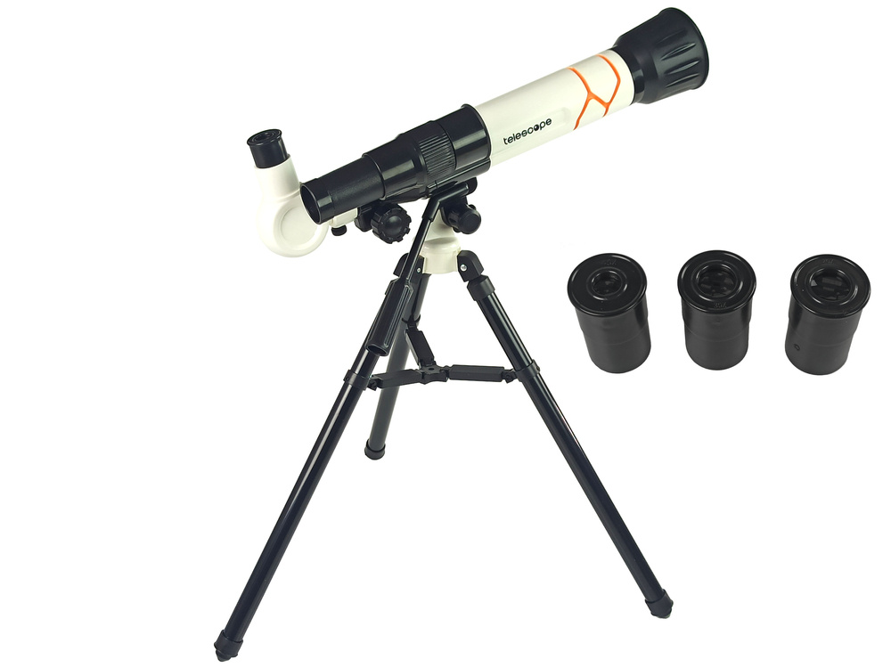 Scientific Educational Telescope With A White Phone Holder