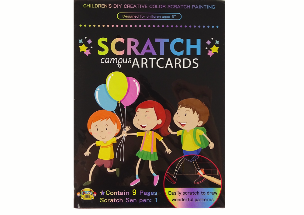 Scratch Coloring Book For Children School