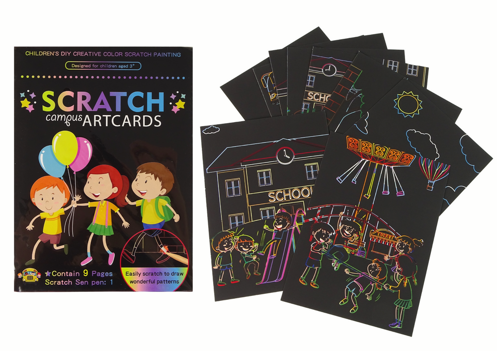 Scratch Coloring Book For Children School