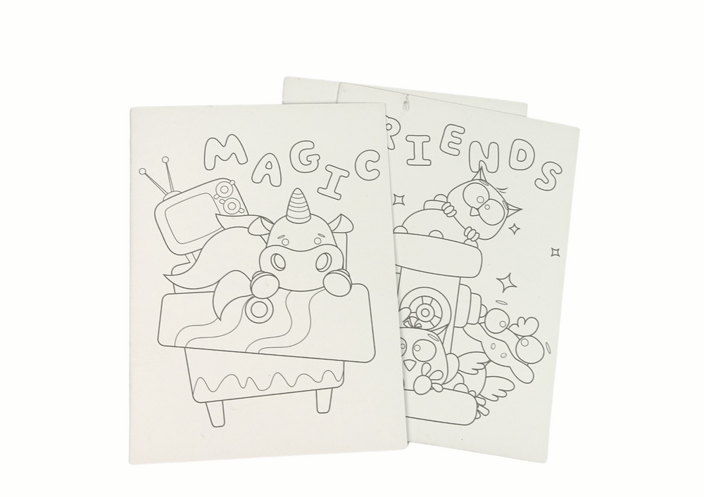 Scratch Coloring Book For Kids Animals