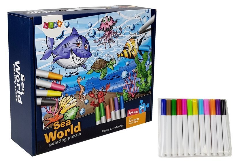 Sea World Painting Puzzle 24 parts