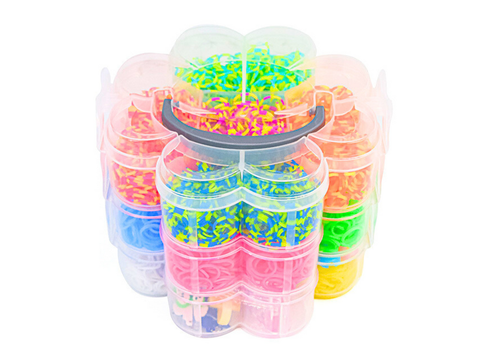 Set of Rubber Bands for Making DIY Bracelets 4500 Pieces