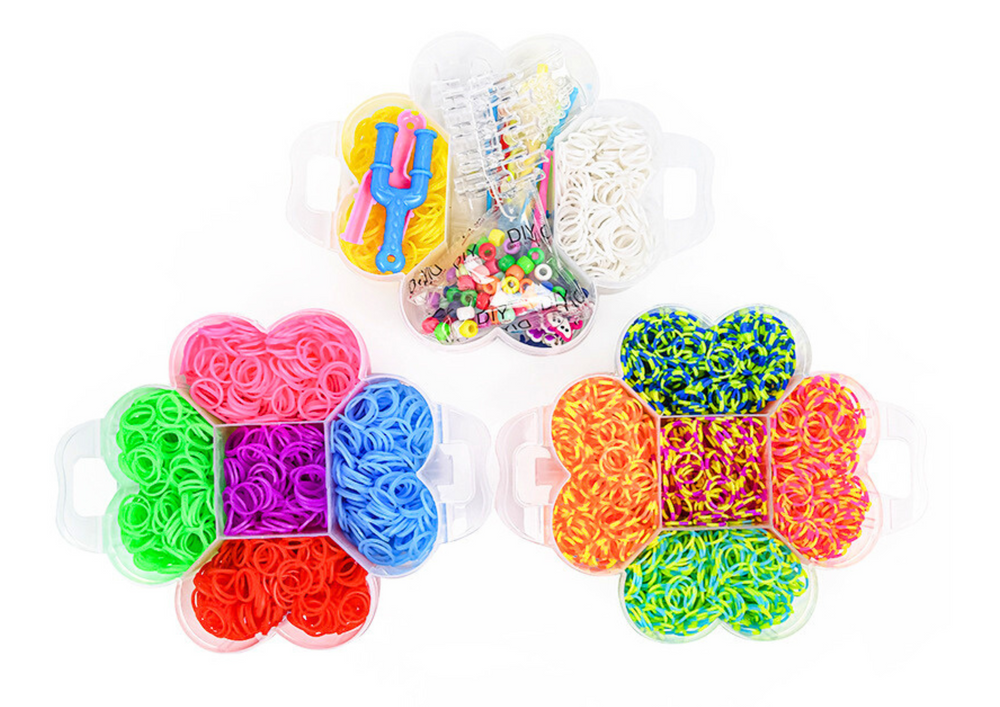 Set of Rubber Bands for Making DIY Bracelets 4500 Pieces