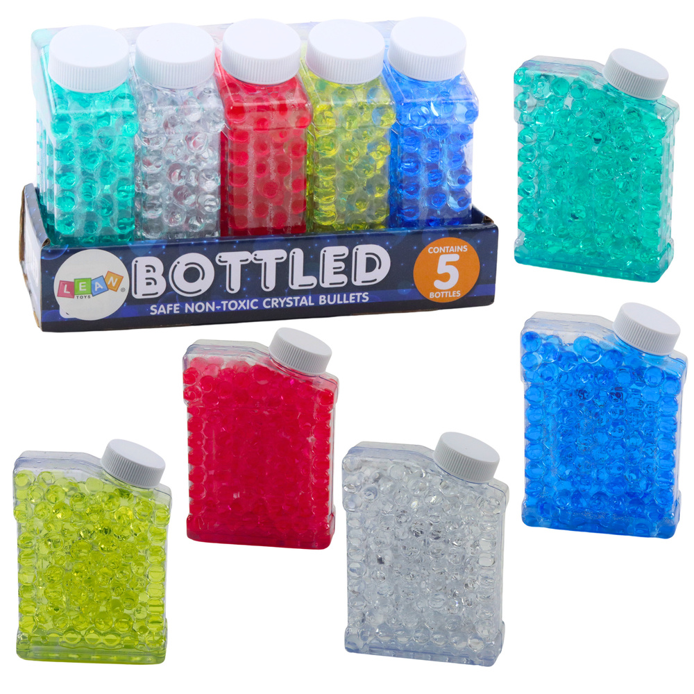 Set of Water Gel Balls for Gun 9-11mm 400pcs Colored