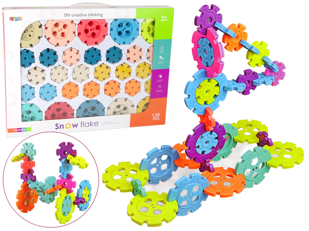 Snowflake Construction Blocks 120 Elements