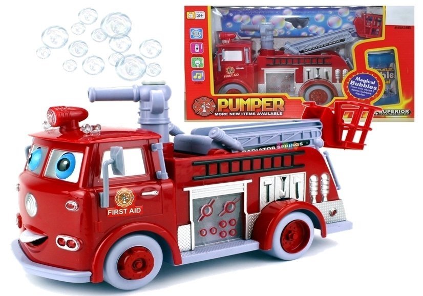 Soap Bubble Fire Brigade Car Drives Game