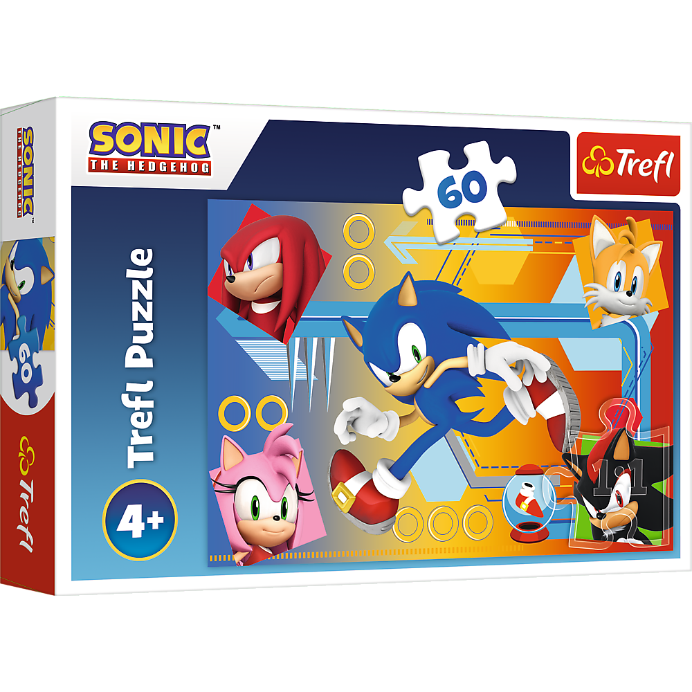 Sonic Puzzle 60 pcs Sonic in action 17387