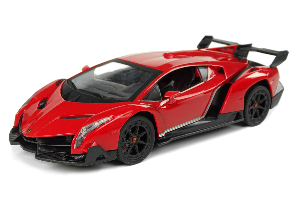 Sports Car R/C 1:24 Lamborghini Veneno Red 2.4 G Lights