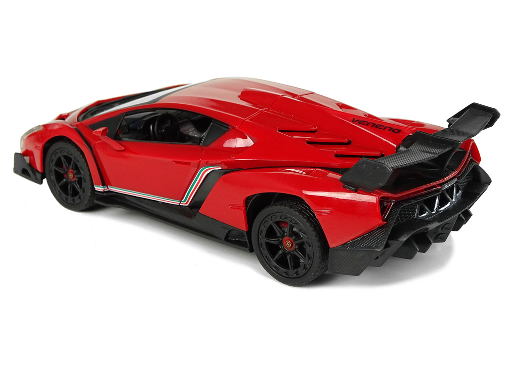 Sports Car R/C 1:24 Lamborghini Veneno Red 2.4 G Lights