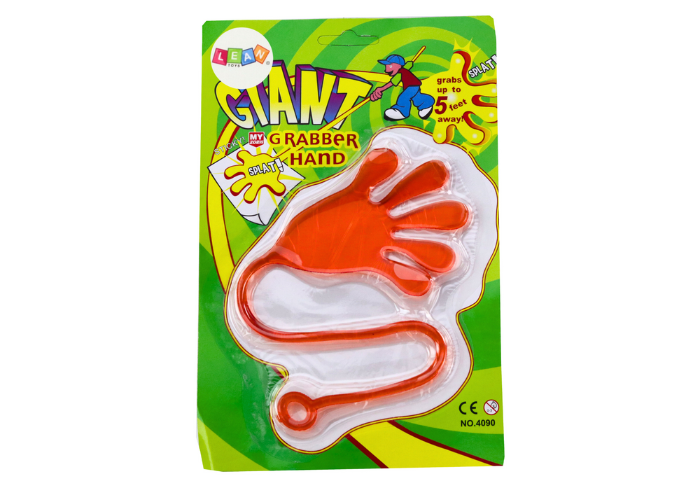 Sticky Hand Elastic Slime Orange