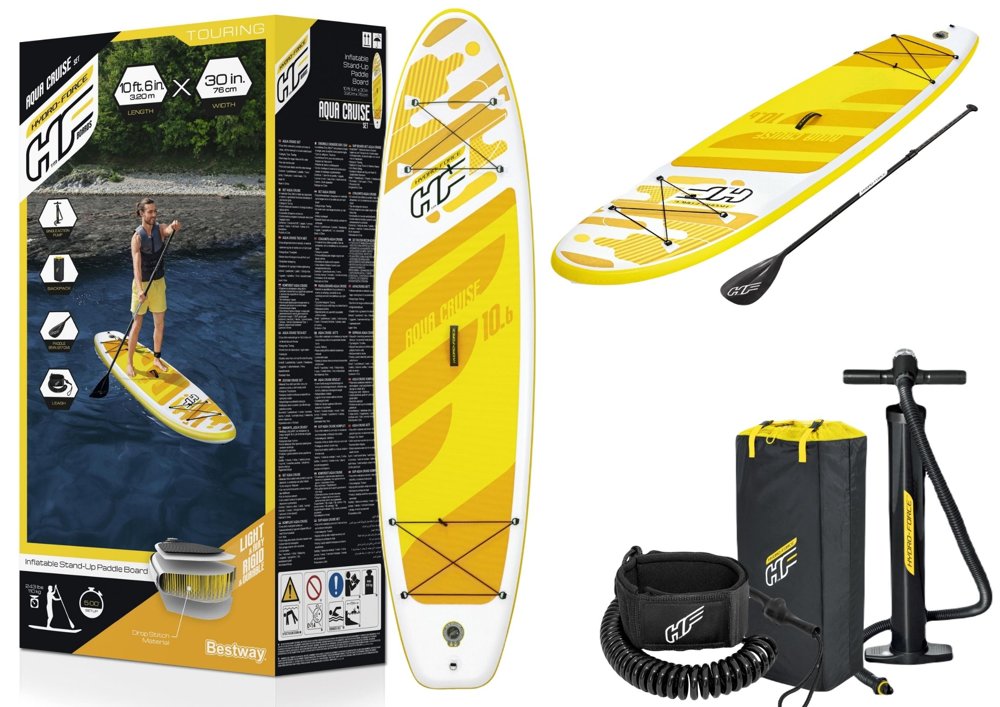 Surfboard Yellow 320 x 76 x 12 cm Bestway 65348