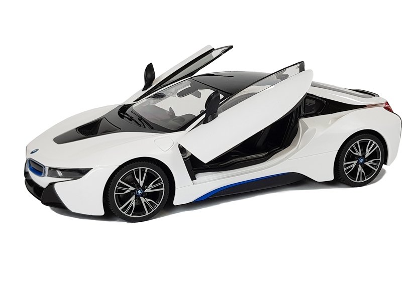 Tālvadības mašīna BMW i8 Rastar 1:14 White