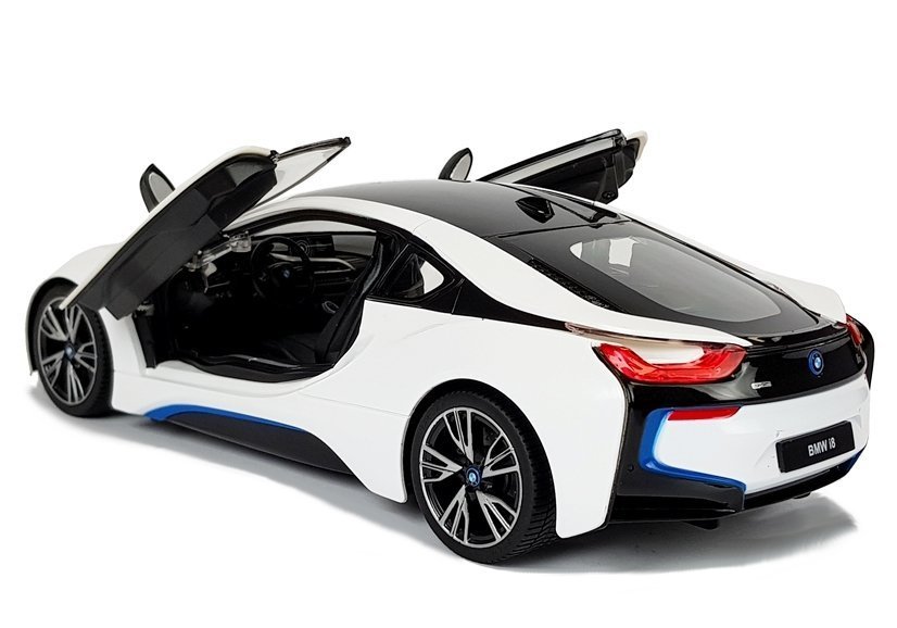 Tālvadības mašīna BMW i8 Rastar 1:14 White