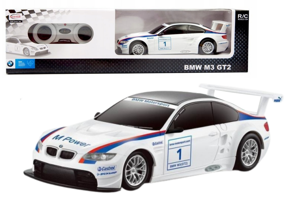 Машина на радиоуправлении BMW M3 GT2 White