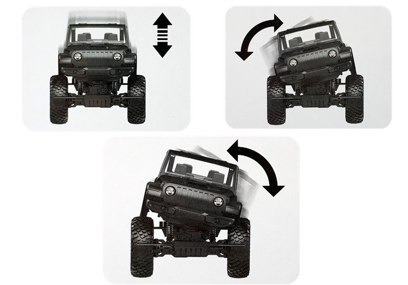 Машина на радиоуправлении Jeep Terrain Car Red