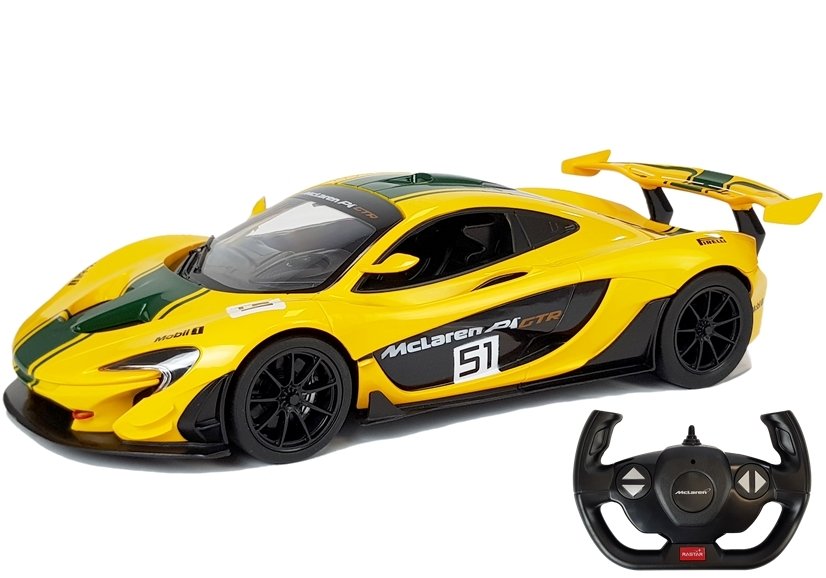 Машина на радиоуправлении McLaren P1 GTR Rastar Yellow