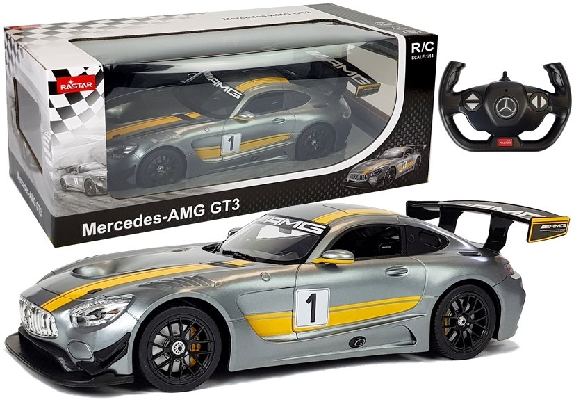 Машина на радиоуправлении Mercedes AMG GT3 Rastar 1:14 Grey