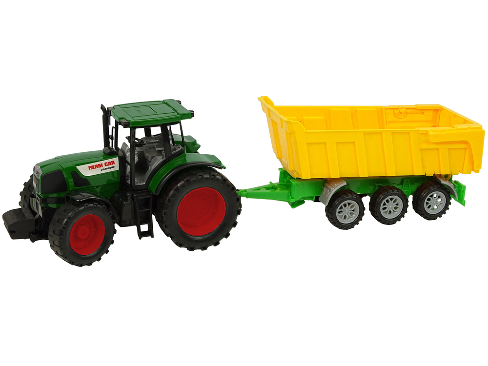 Tractor Red Tipper Truck Yellow Tractor 50 cm