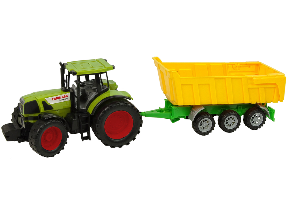 Tractor Red Tipper Truck Yellow Tractor 50 cm