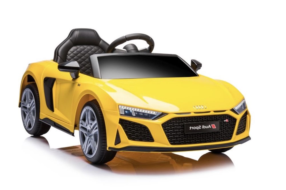 Vienvietīgs elektromobilis Audi R8 Lift A300 Yellow