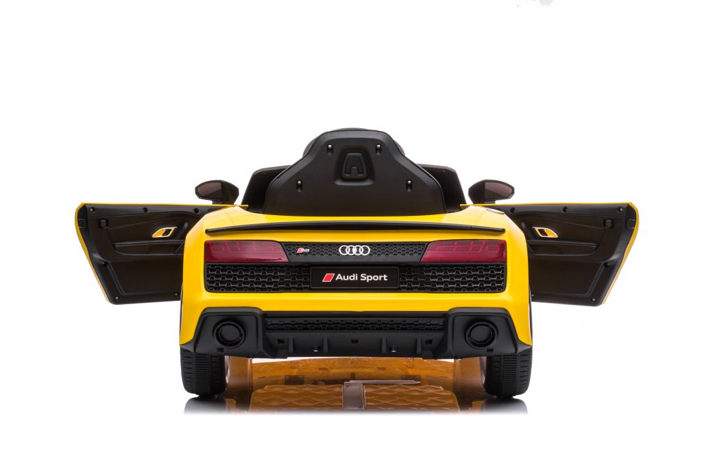 Vienvietīgs elektromobilis Audi R8 Lift A300 Yellow