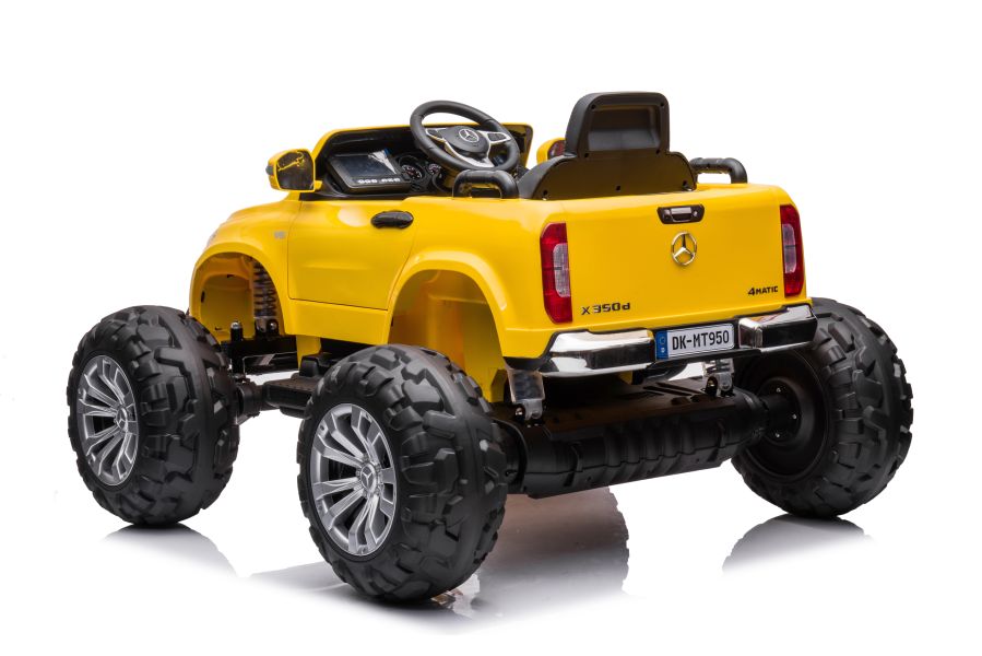 Vienvietīgs elektromobilis DK-MT950 4x4 Gold-Yellow Lacquered