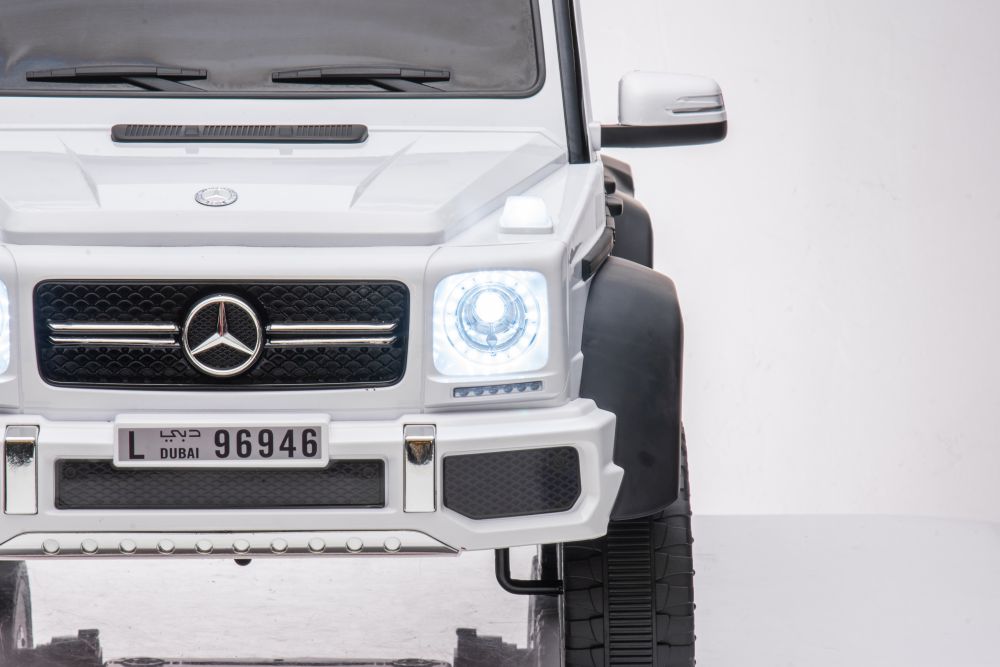 Vienvietīgs elektromobilis Mercedes Benz G63 White