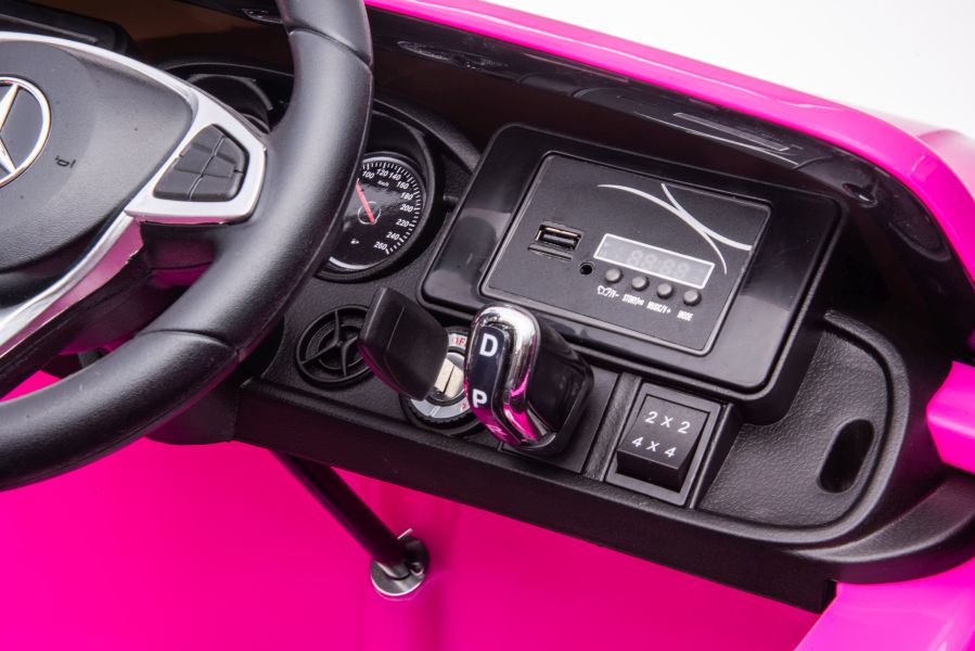 Vienvietīgs elektromobilis Mercedes DK-MT950 Barbie Pink