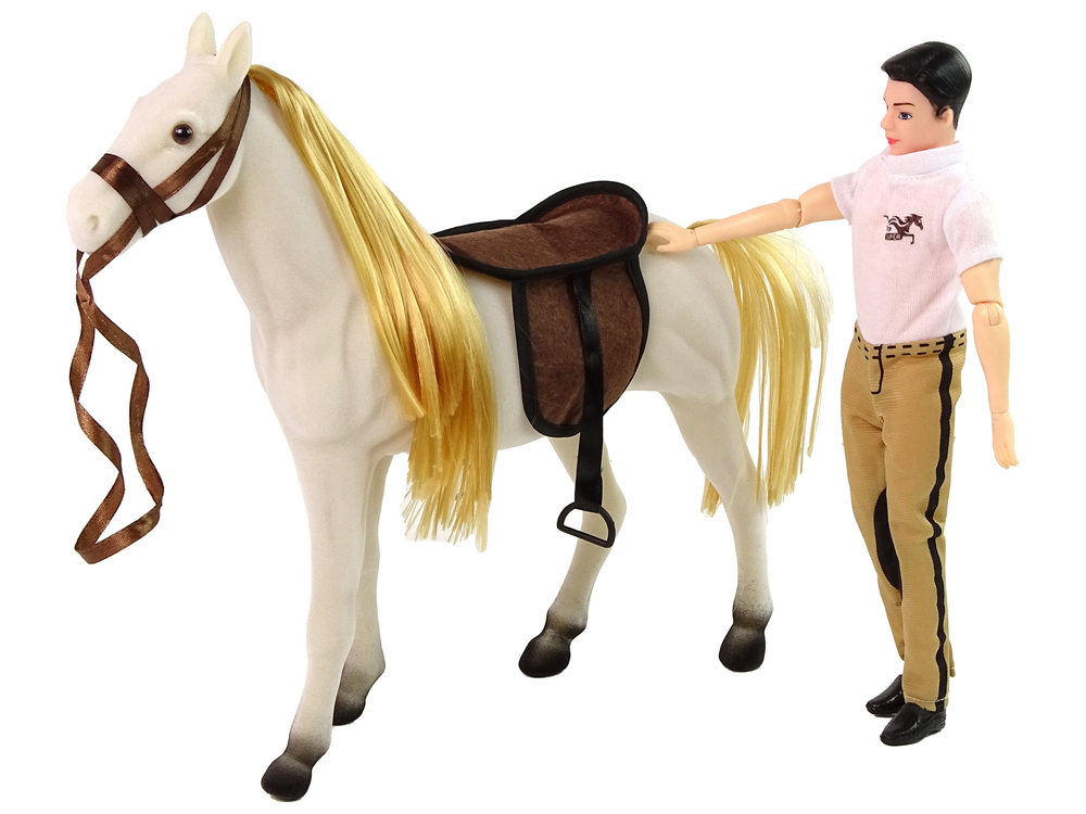 White Horse Doll Figures Accessories