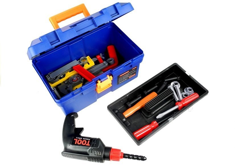 Box With Tools For Handyman Big Set 31 Pieces