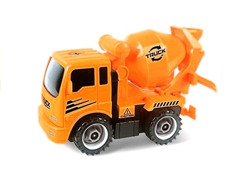 Set Of Vehicles For Unscrewing Concrete Mixer Tipper