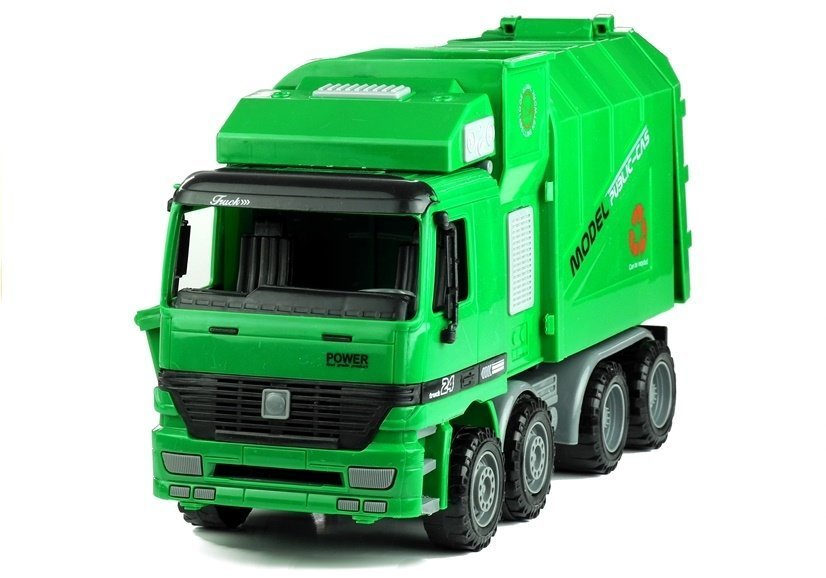 Green Garbage Remover Big Opening Assembly Container