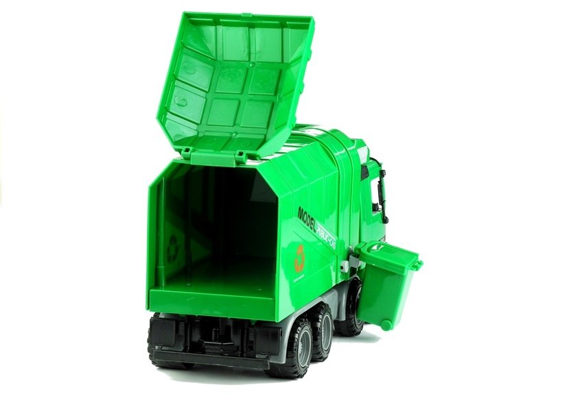 Green Garbage Remover Big Opening Assembly Container