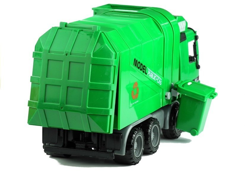 Green Garbage Remover Big Opening Assembly Container